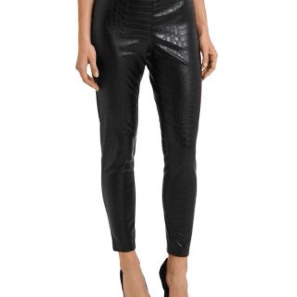Vince Camuto faux croc skin leather leggings size XS - Picture 2 of 5